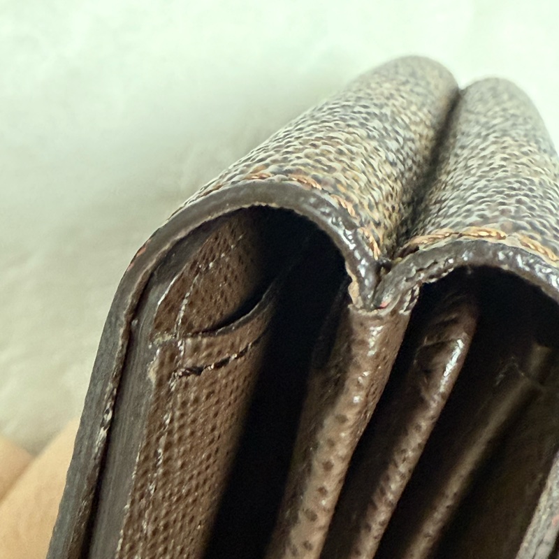 🎈全網最低價🎈LV棋盤格短夾 經典短夾 6卡層-33