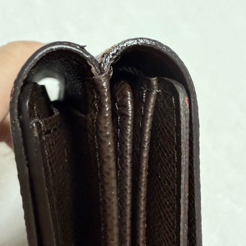 🎈全網最低價🎈LV棋盤格短夾 經典短夾 6卡層-38