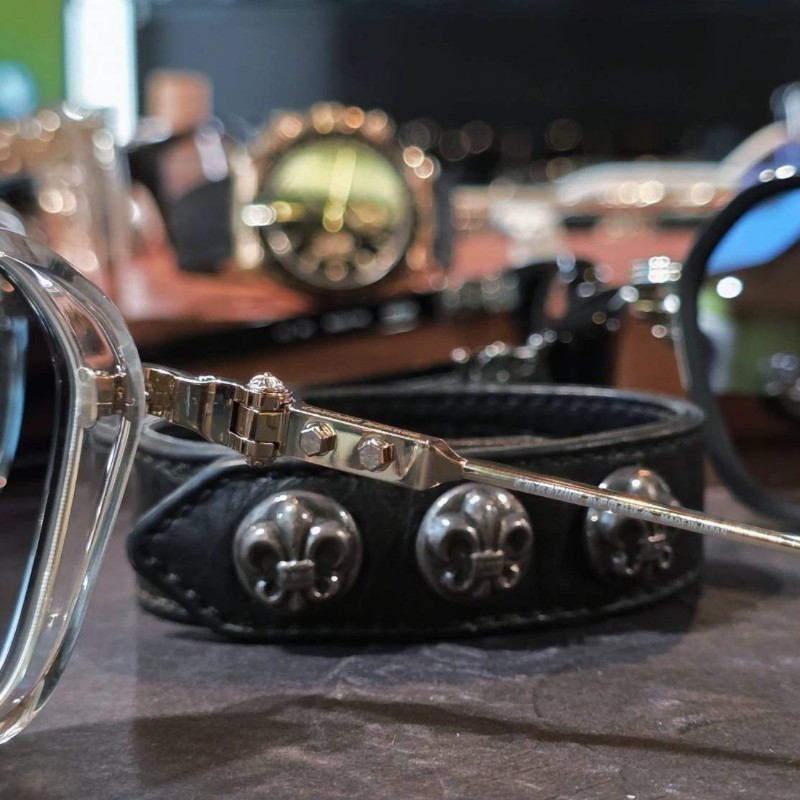 【克羅心 DANGER ZONE 銀色鏡框】CRYS/GP 復古飛行員款 墨鏡眼鏡框-3