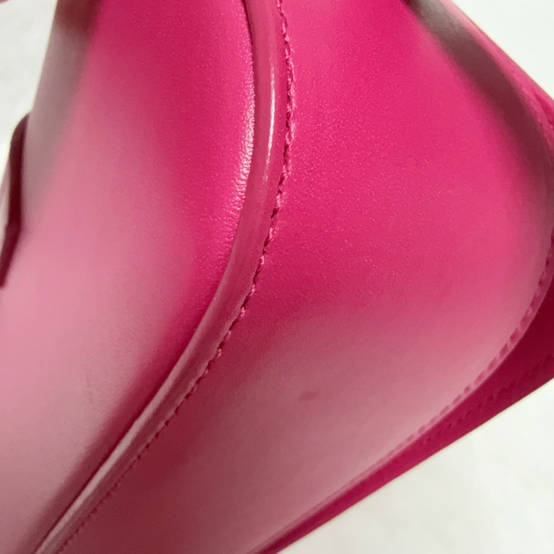 ❤️BP粉絲穿搭必備❤️YSL小號豆腐包 小牛皮斜背包 桃紅-22