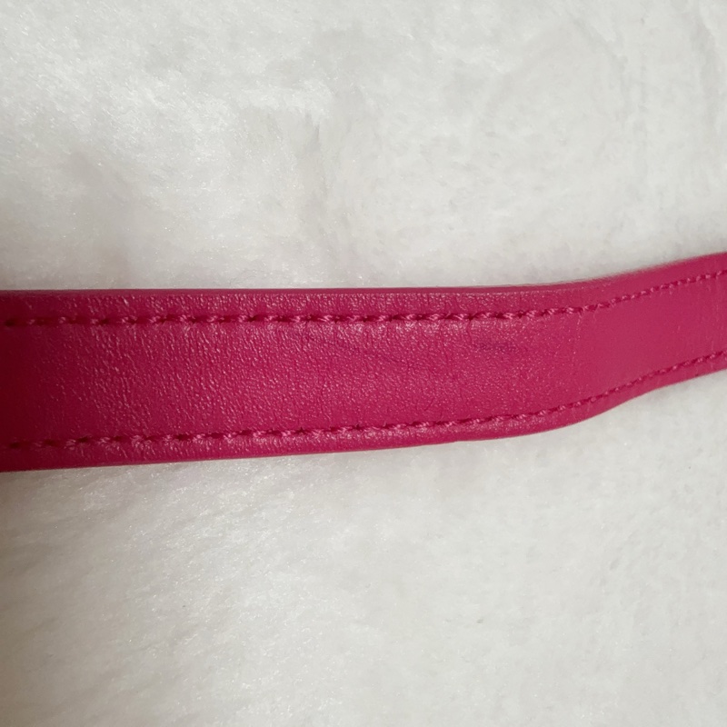 ❤️BP粉絲穿搭必備❤️YSL小號豆腐包 小牛皮斜背包 桃紅-47