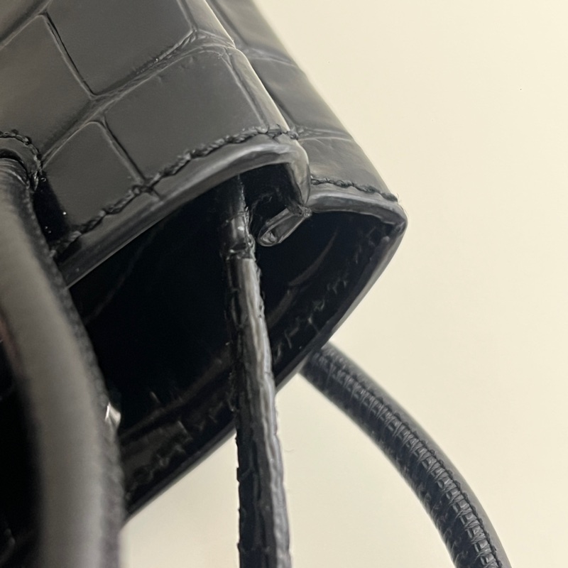 Balenciaga 巴黎世家 斜背包 手機包 鱷魚紋-7