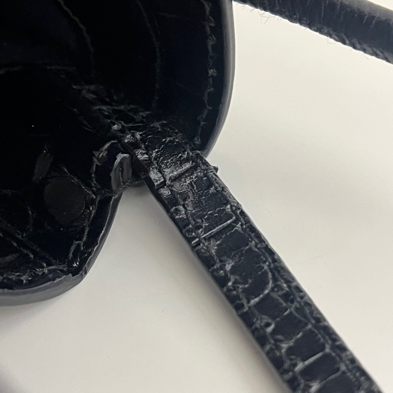 Balenciaga 巴黎世家 斜背包 手機包 鱷魚紋-8