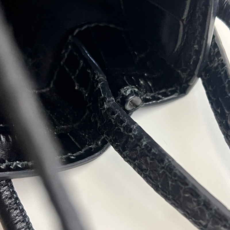 Balenciaga 巴黎世家 斜背包 手機包 鱷魚紋-9