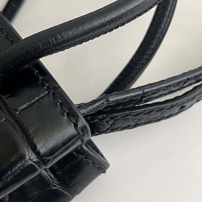 Balenciaga 巴黎世家 斜背包 手機包 鱷魚紋-10