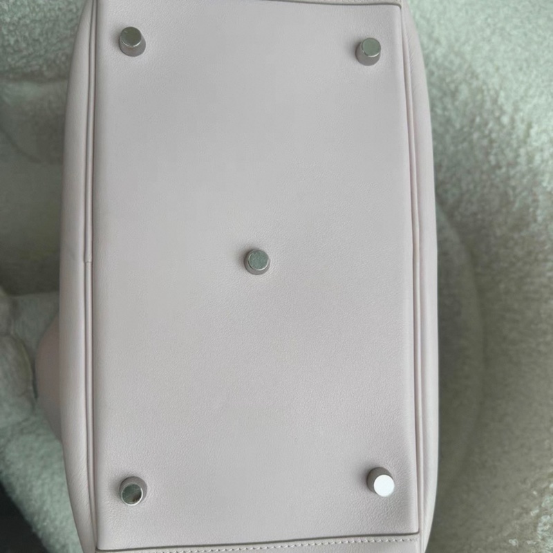 愛馬仕lindy30 嬰兒粉 S皮 框L刻 塵袋-7