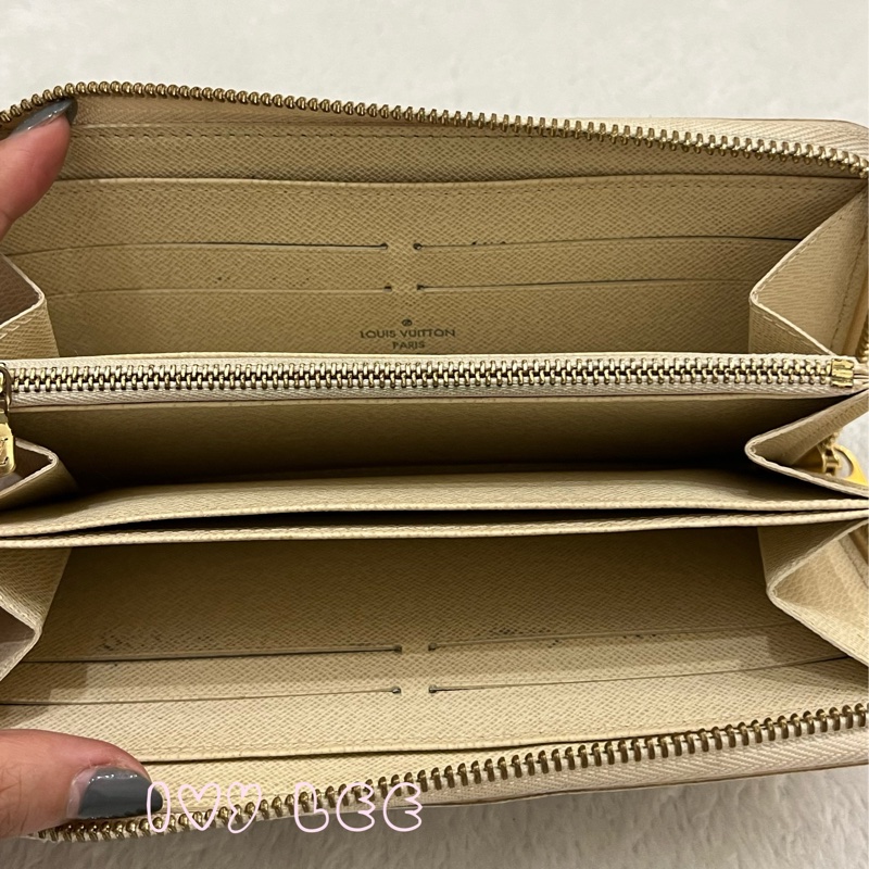 LOUIS VUITTON  Damier Azur Zippy 白色 棋盤格長夾 N60019拉鍊長夾 正品 二手精品-2