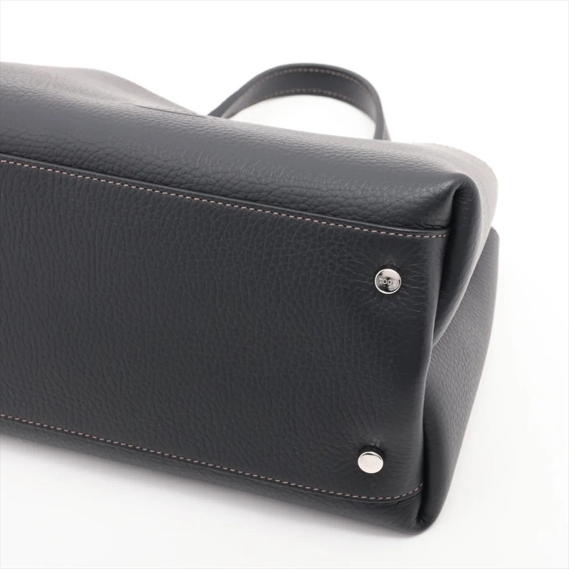 Tod's Micro T timeless 2 Way Handbag Black 托德斯兩用包-2