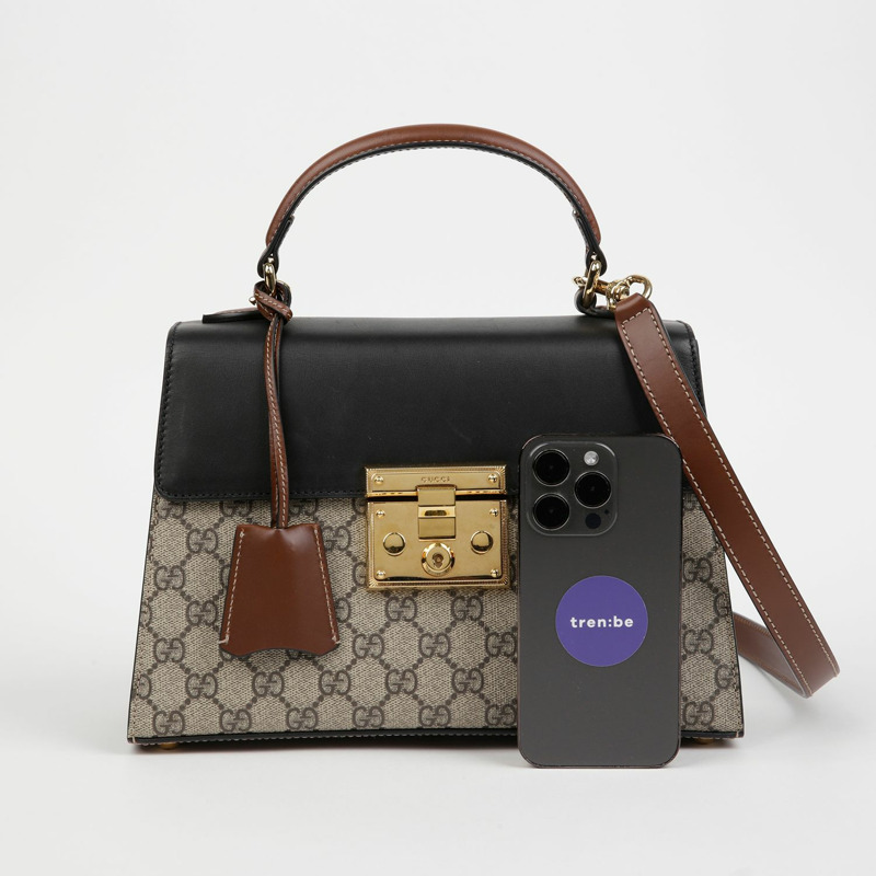 GUCCI Paddlelock 小號頂部提把托特單肩包 453188-7