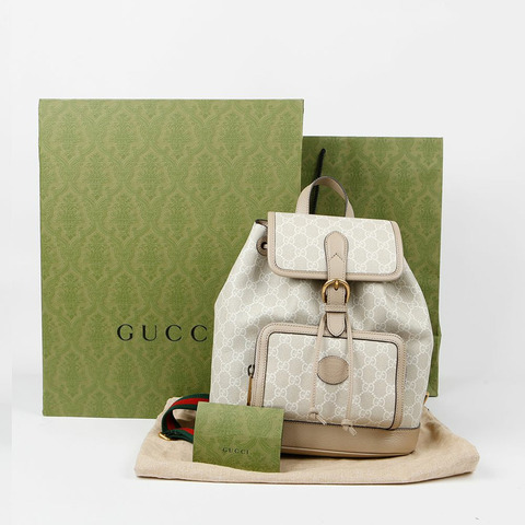 GUCCI 674147 GG 互扣 G 背包
