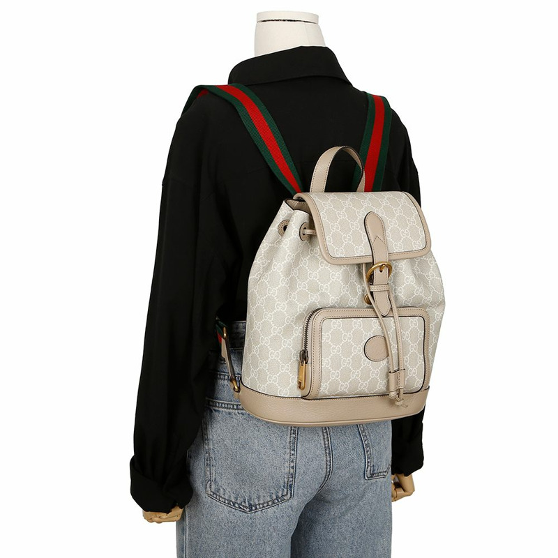 【包稅】GUCCI 674147 GG 互扣 G 背包-9
