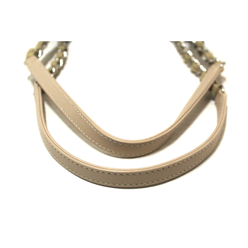 Chanel Grey Mixed Fibers Small Deauville Shopper Tote Bag-11