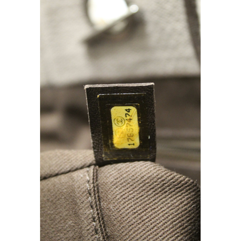 Chanel Grey Mixed Fibers Small Deauville Shopper Tote Bag-19