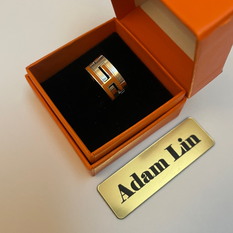 Hermes move  經典橘戒指-3