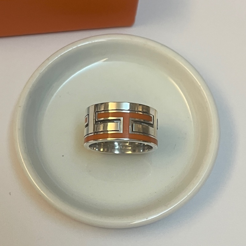 Hermes move  經典橘戒指-5