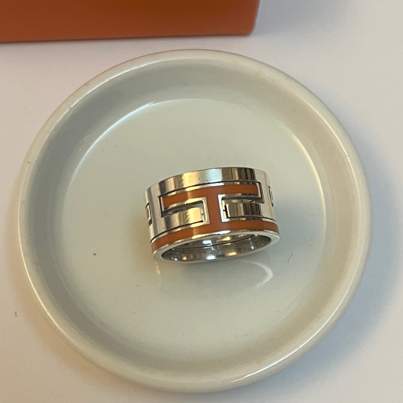 Hermes move  經典橘戒指-6