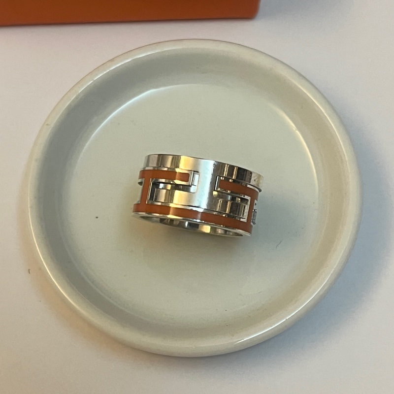 Hermes move  經典橘戒指-7