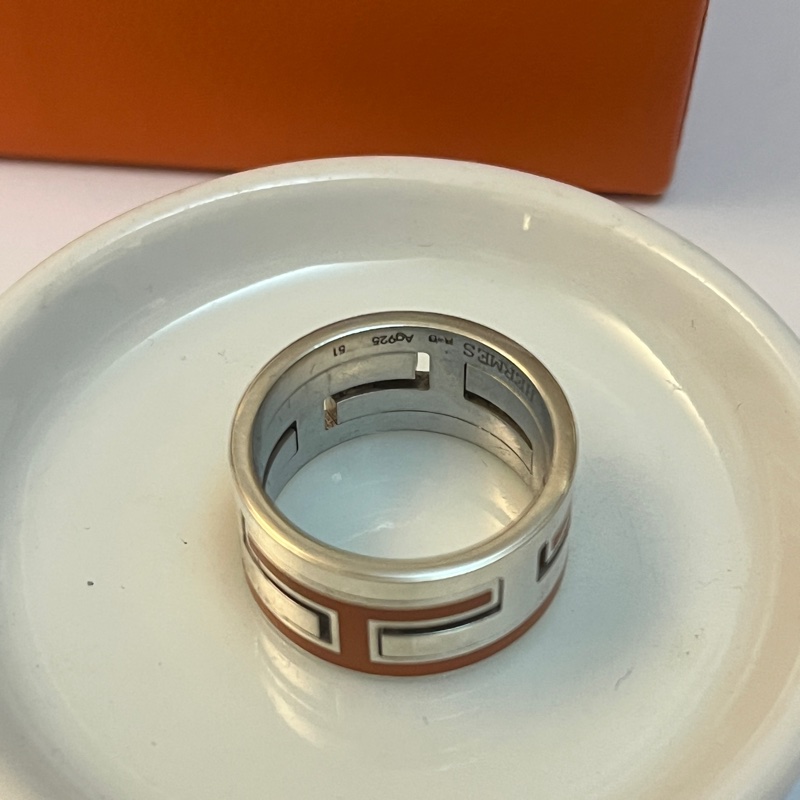 Hermes move  經典橘戒指-8