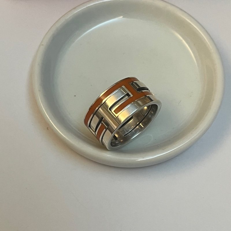 Hermes move  經典橘戒指-9