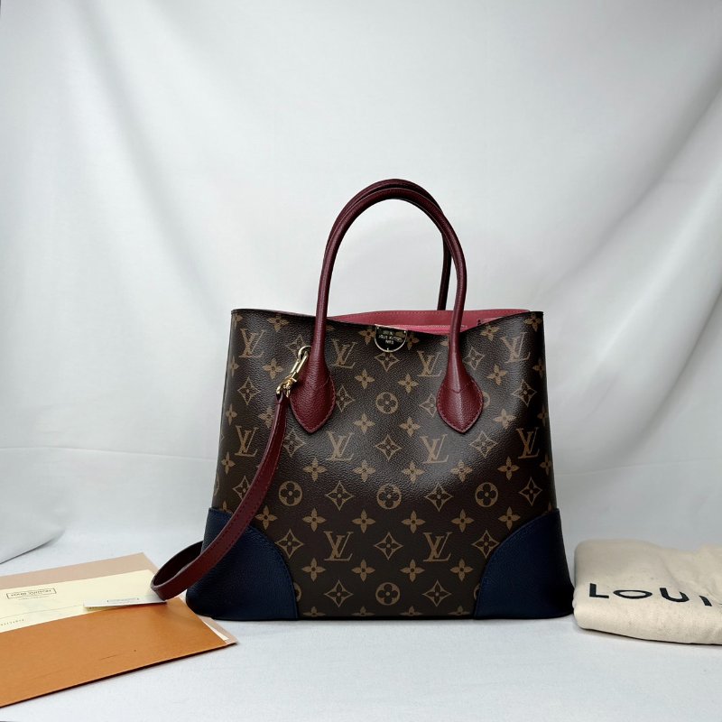 LV Flandrin老花拼色手提包-0