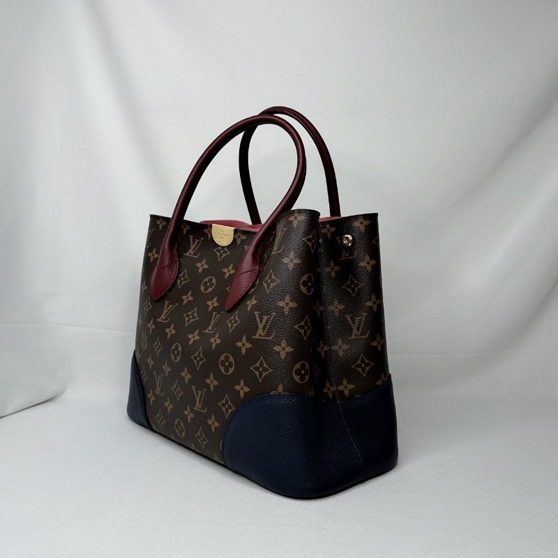 LV Flandrin老花拼色手提包-2