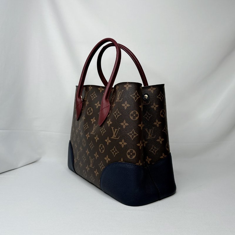 LV Flandrin老花拼色手提包-4