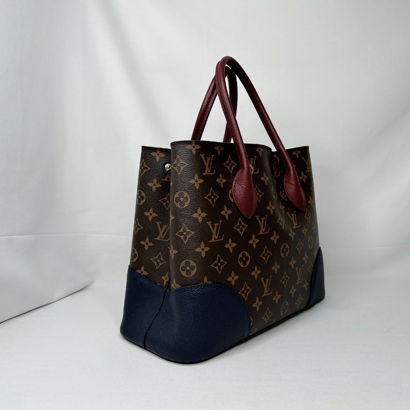 LV Flandrin老花拼色手提包-5
