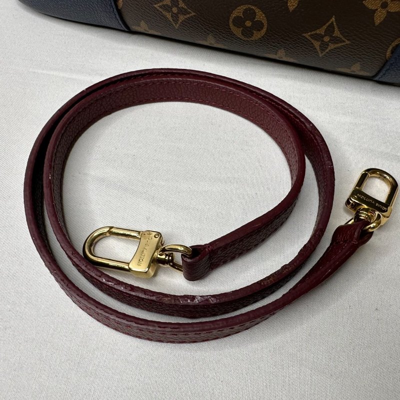 LV Flandrin老花拼色手提包-9