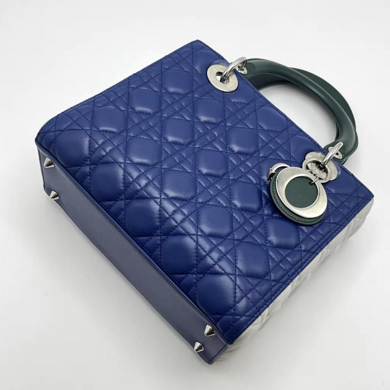 DIOR 黛妃五格手提肩背斜背包23.5*20.5*9.5 98新配件塵袋-3