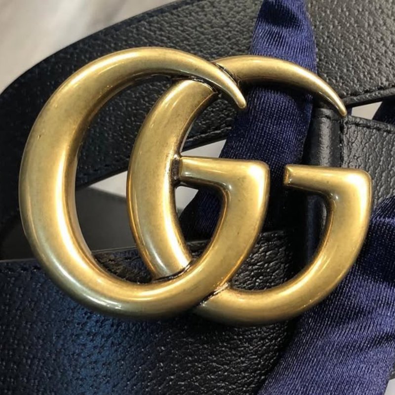 🛍️ 折扣已開啟，現在入手最划算！【GUCCI 古馳】雙 G 復古金釦皮帶(下單前須先私訊)-2