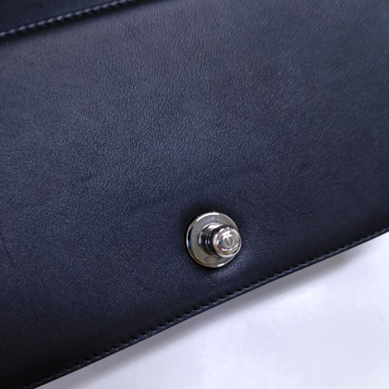 CHANEL BOY 小號 黑色織物菱格紋綉縫斜背包肩背包 銀色五金 可拆卸肩帶-7