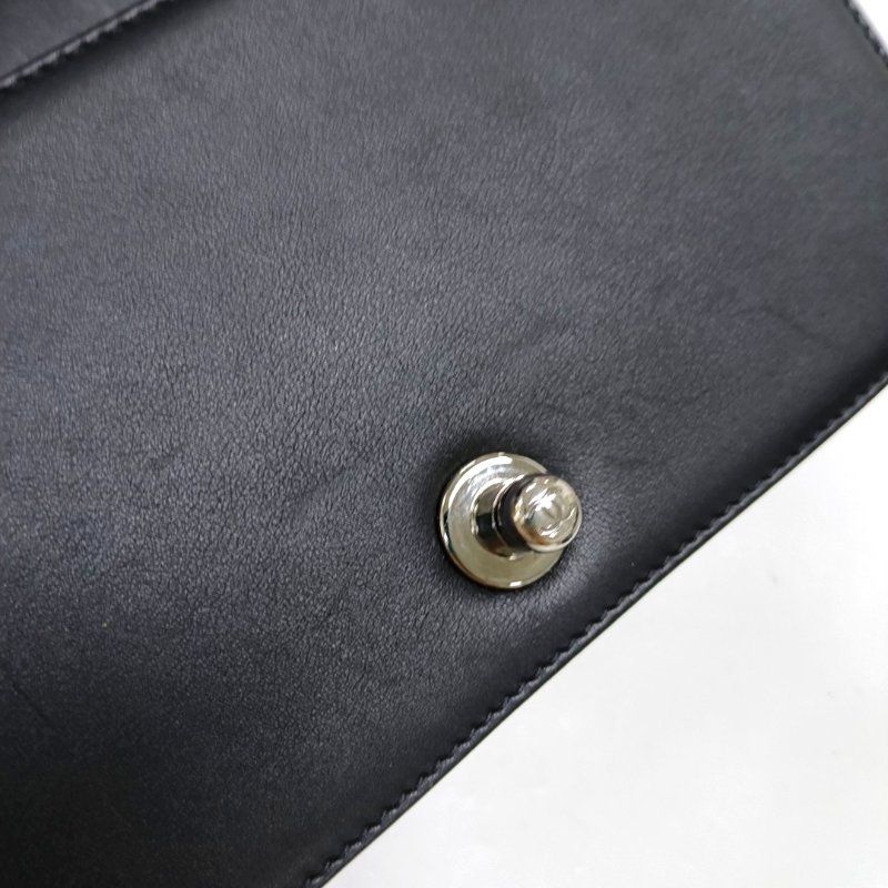 CHANEL BOY 小號 黑色織物菱格紋綉縫斜背包肩背包 銀色五金 可拆卸肩帶-9