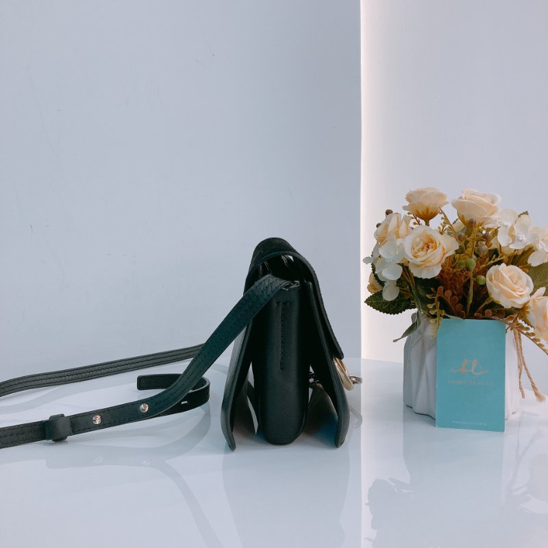 MS0356 Chloe 蔻依 費伊 牛皮 Faye Calfskin and Suede Black x LGHW-2