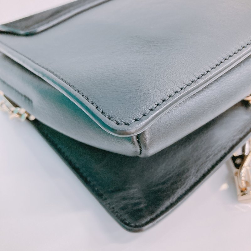 MS0356 Chloe 蔻依 費伊 牛皮 Faye Calfskin and Suede Black x LGHW-7