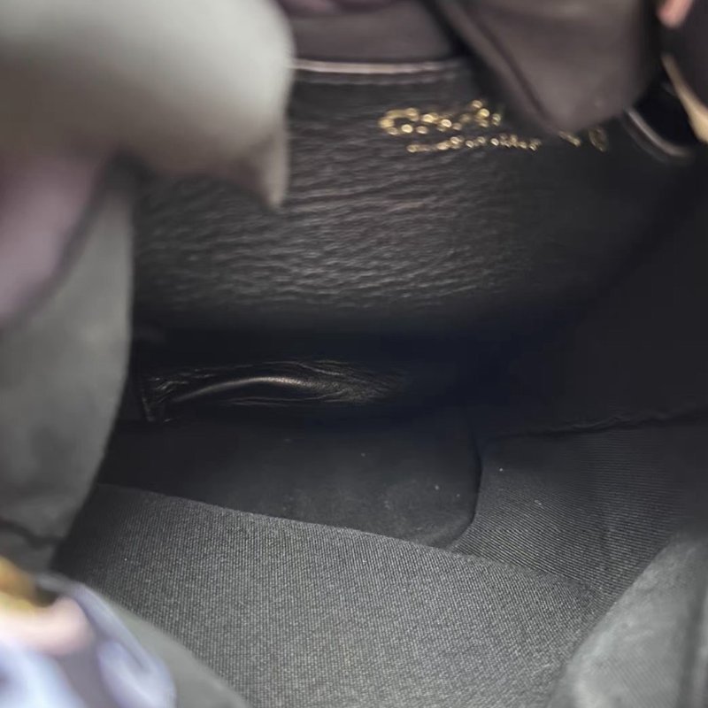 CHANEL 24s彩色帆布logo塗鴉抽繩後背包18*21*8 98新配件塵袋-5