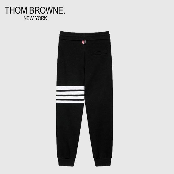 🔥 雙11全面開搶・全館折扣限時開啟！【THOM BROWNE-TB】經典四條紋長褲 深藍(下單前須先私訊)-1