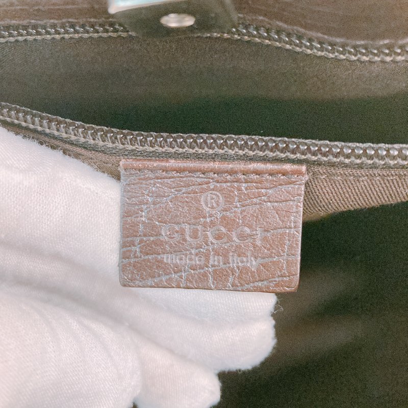 MS0357 Gucci 古馳 托特包 牛皮 帆布 經典老花 Tote Shoulder Bag GG 30cm Supreme Canvas Brown x PHW-18