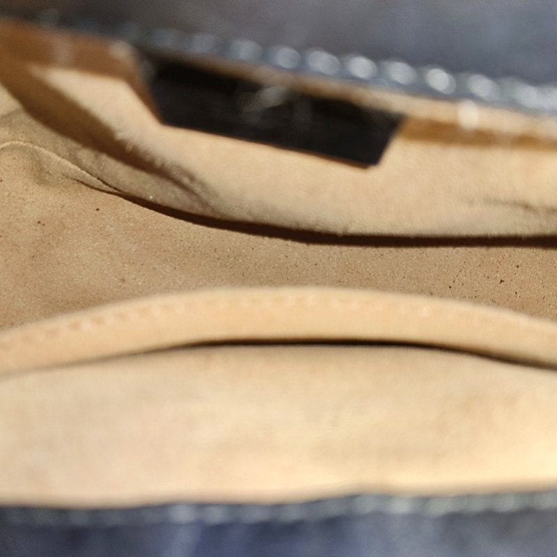 GUCCI GG Marmont 迷你 黑色牛皮绗缝波浪纹肩背包手提包斜背包 金色五金 可拆卸肩带-14