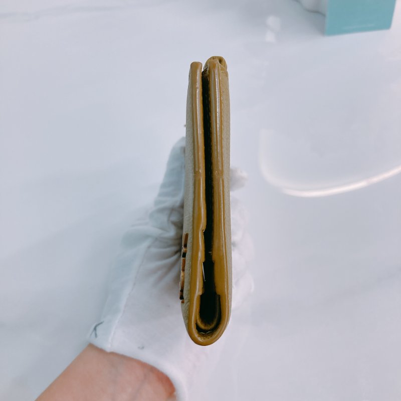 MS0358 Saint Laurent YSL 聖羅蘭 拉鏈錢包 卡片包 卡其綠 Card Wallet with Zipper Kahki Green x GHW-3