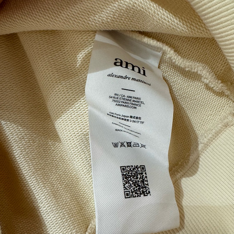 Ami Paris 男女皆可穿 刺繡衛衣 大學T-6