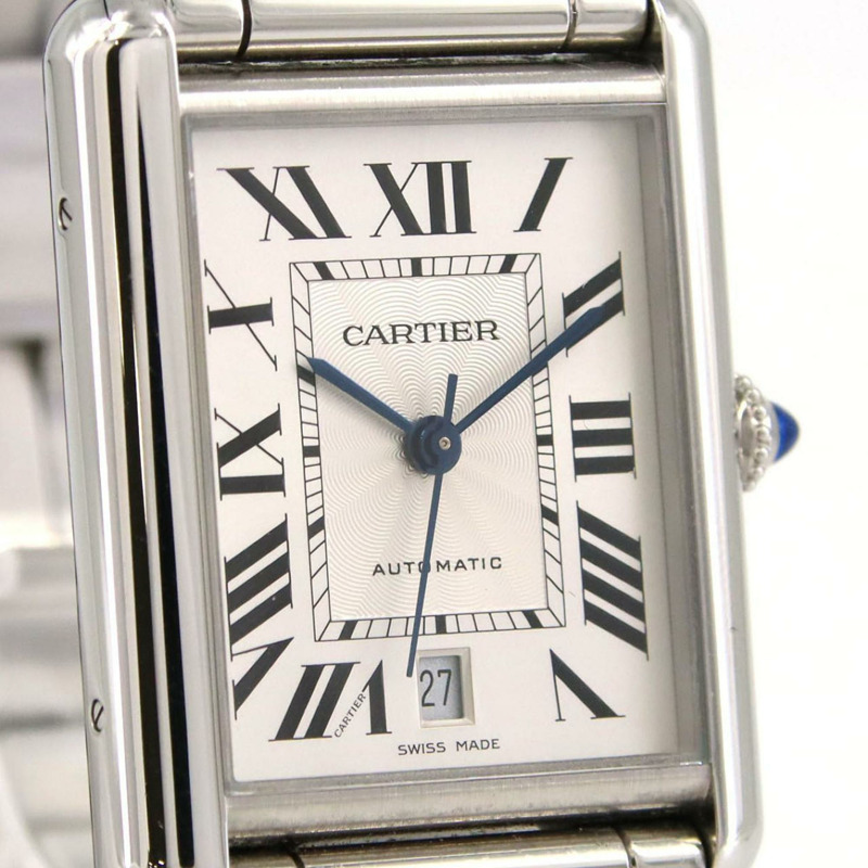 卡地亞 Tank Must XL WSTA0053 不鏽鋼自動腕錶-4