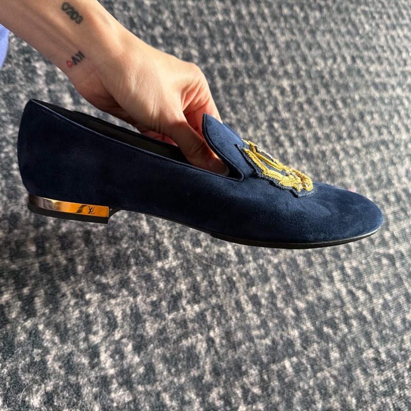 Lv 麂皮牛津鞋-5