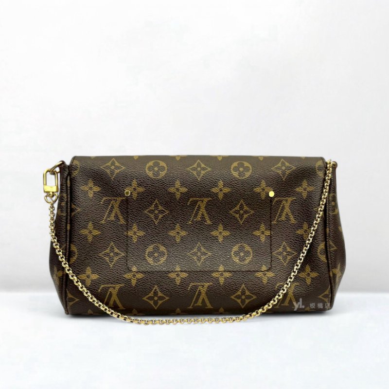 LV包包 FavoriteMM原花鏈條單肩手提包M40718-3