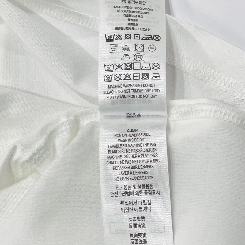 Burberry 新標 刺繡字母上衣-9