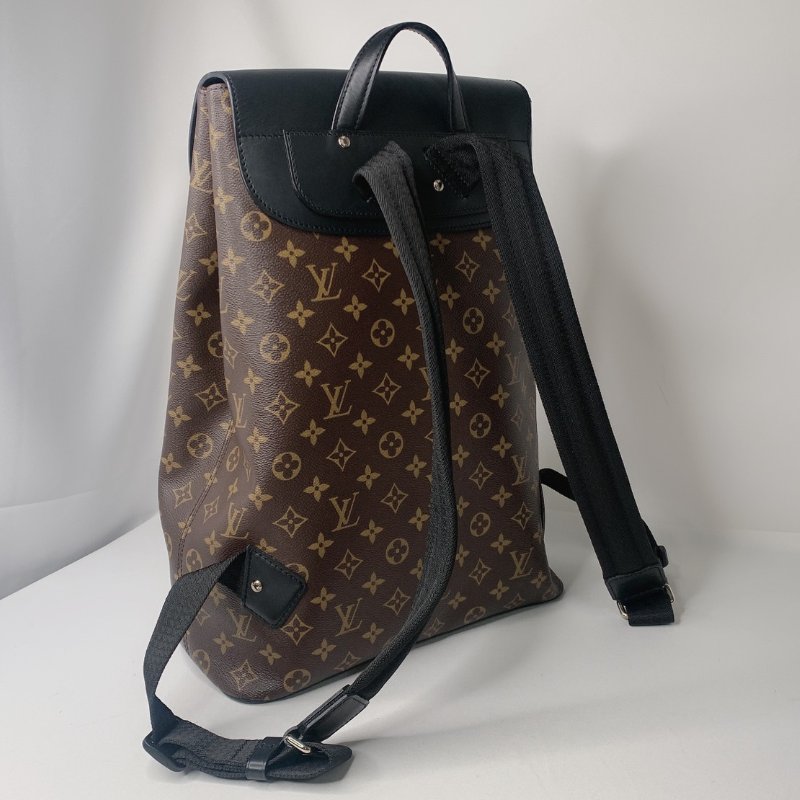 LV Macassar Palk 老花雙肩後背包-5