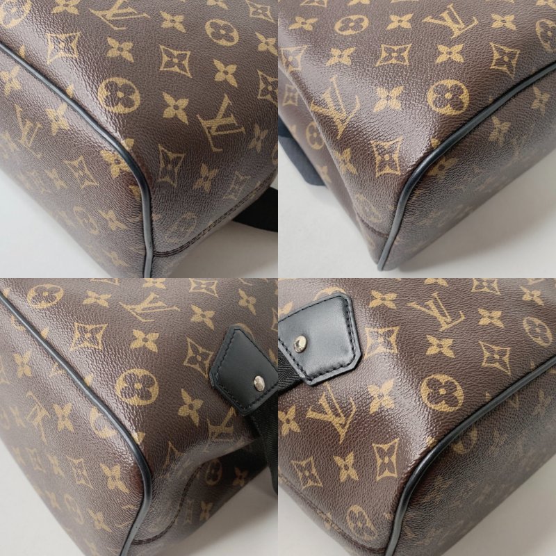 LV Macassar Palk 老花雙肩後背包-10