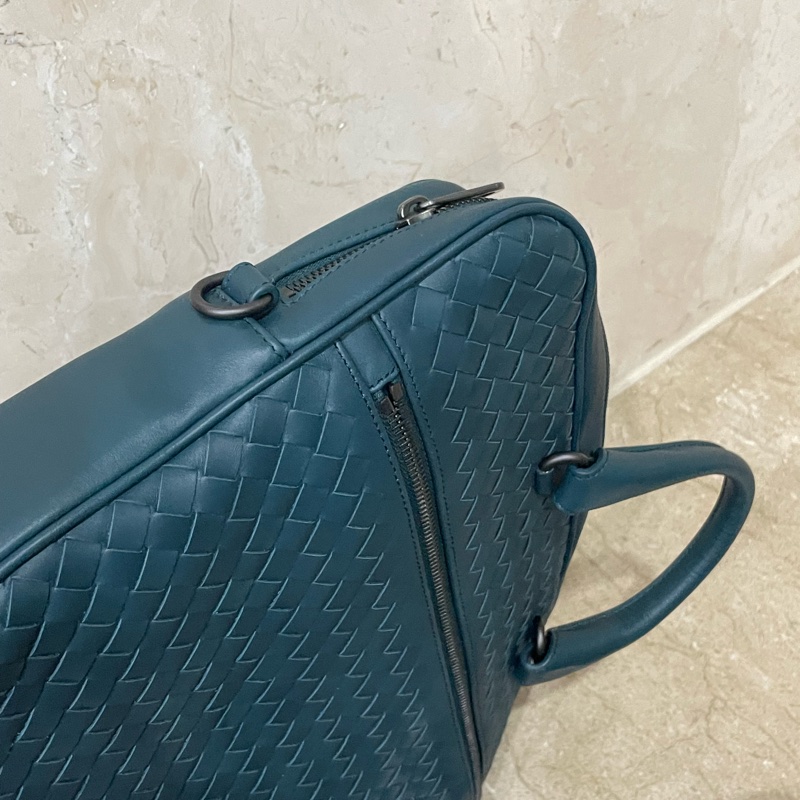 ▪️富貴選物FUGUEI▪️BV 孔雀藍細編織公文包 手提包-9