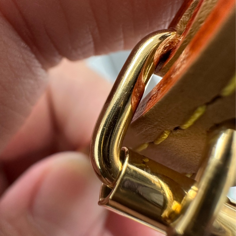 LV Fold Me 老花薯條袋 晶片款 斜肩包-12