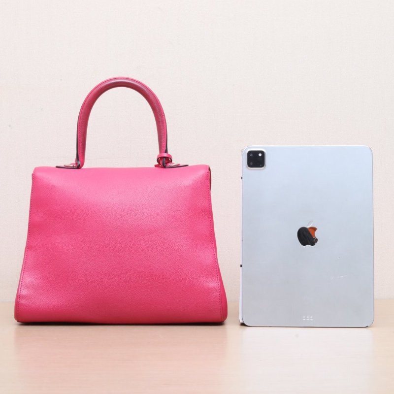 Brillant MM 中 29 玫紅 皮革C 金扣-1