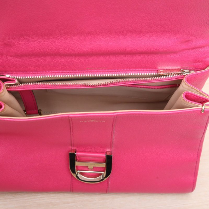 Brillant MM 中 29 玫紅 皮革C 金扣-4